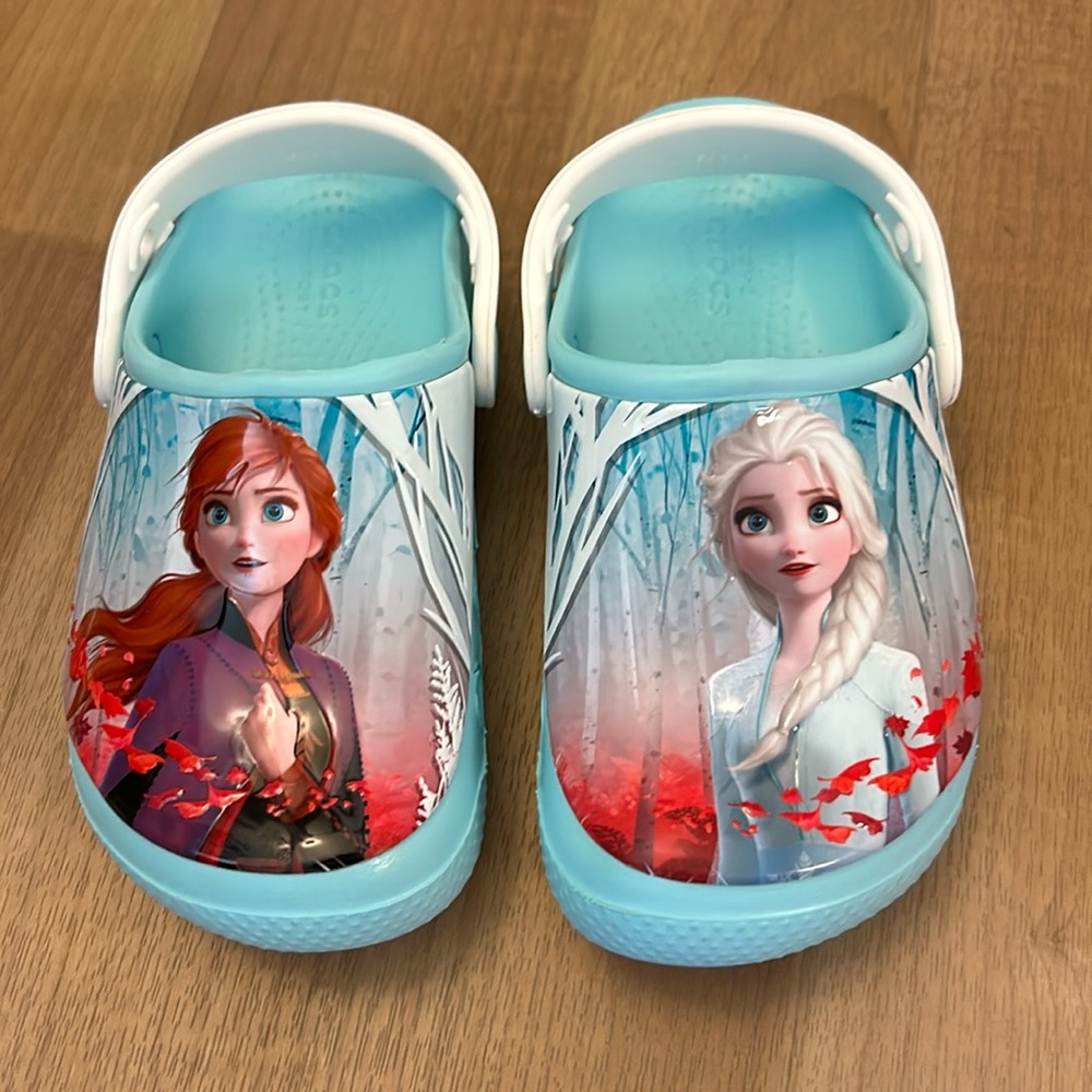 Croc- frozen shoes